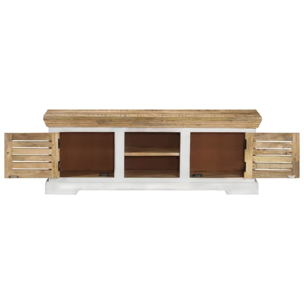 Tv-meubel 110x30x40 cm massief mangohout