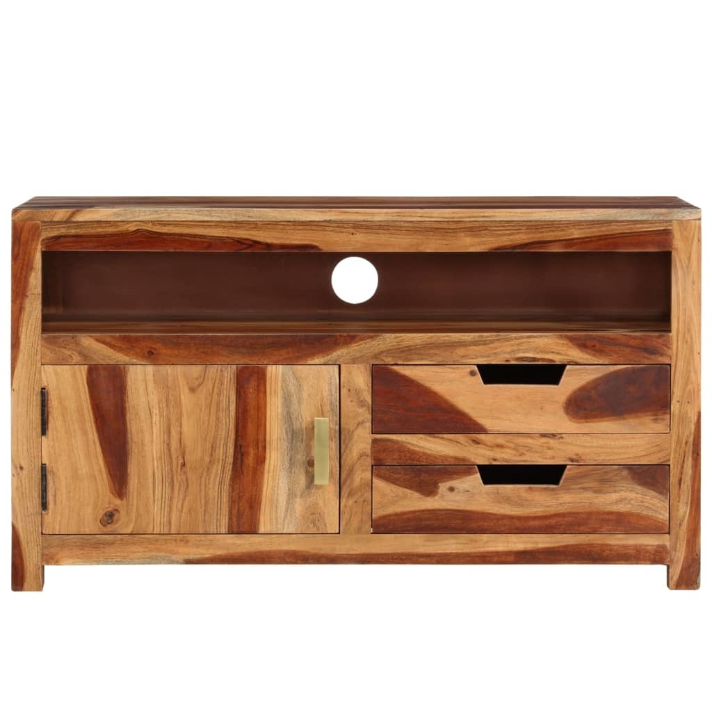 Tv-meubel 90x34,5x50 cm massief acaciahout