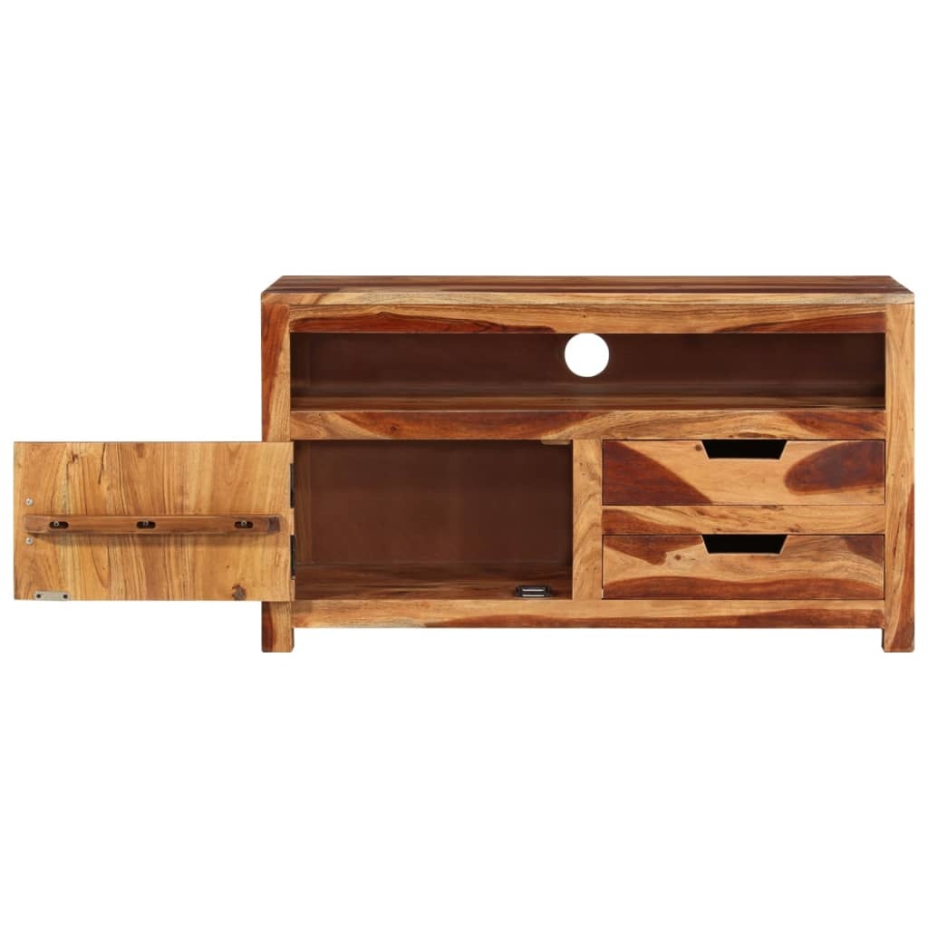 Tv-meubel 90x34,5x50 cm massief acaciahout