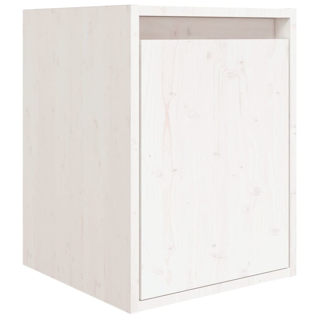 Tv-meubelen 3 st massief grenenhout wit