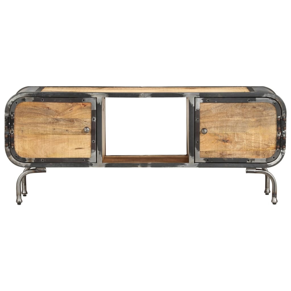 Tv-meubel 110x30x42 cm massief mangohout