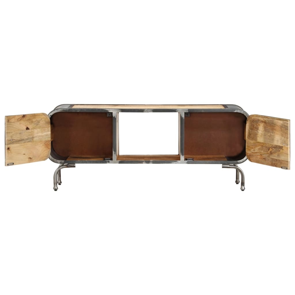 Tv-meubel 110x30x42 cm massief mangohout