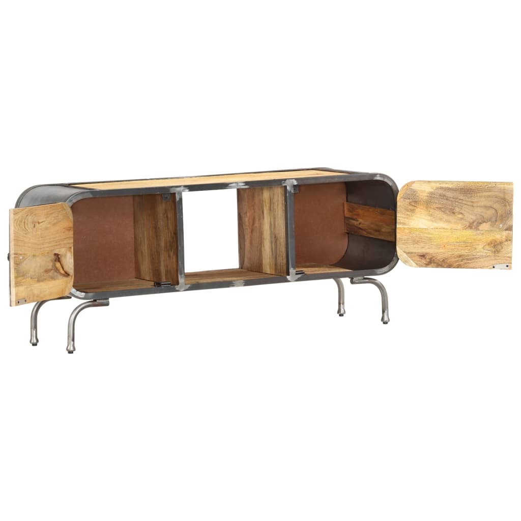 Tv-meubel 110x30x42 cm massief mangohout
