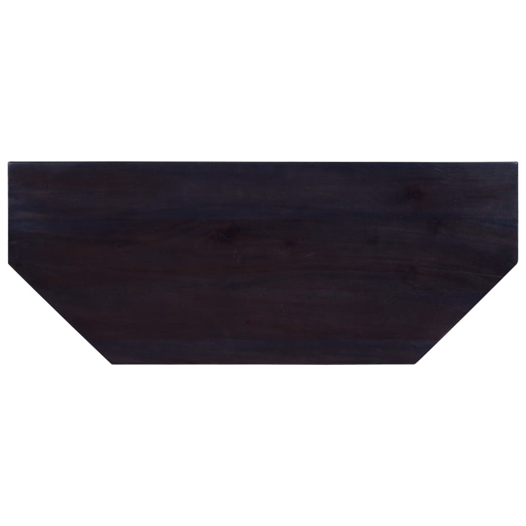 Tv-meubel 100x40x45 cm massief mahoniehout lichtkoffiekleurig