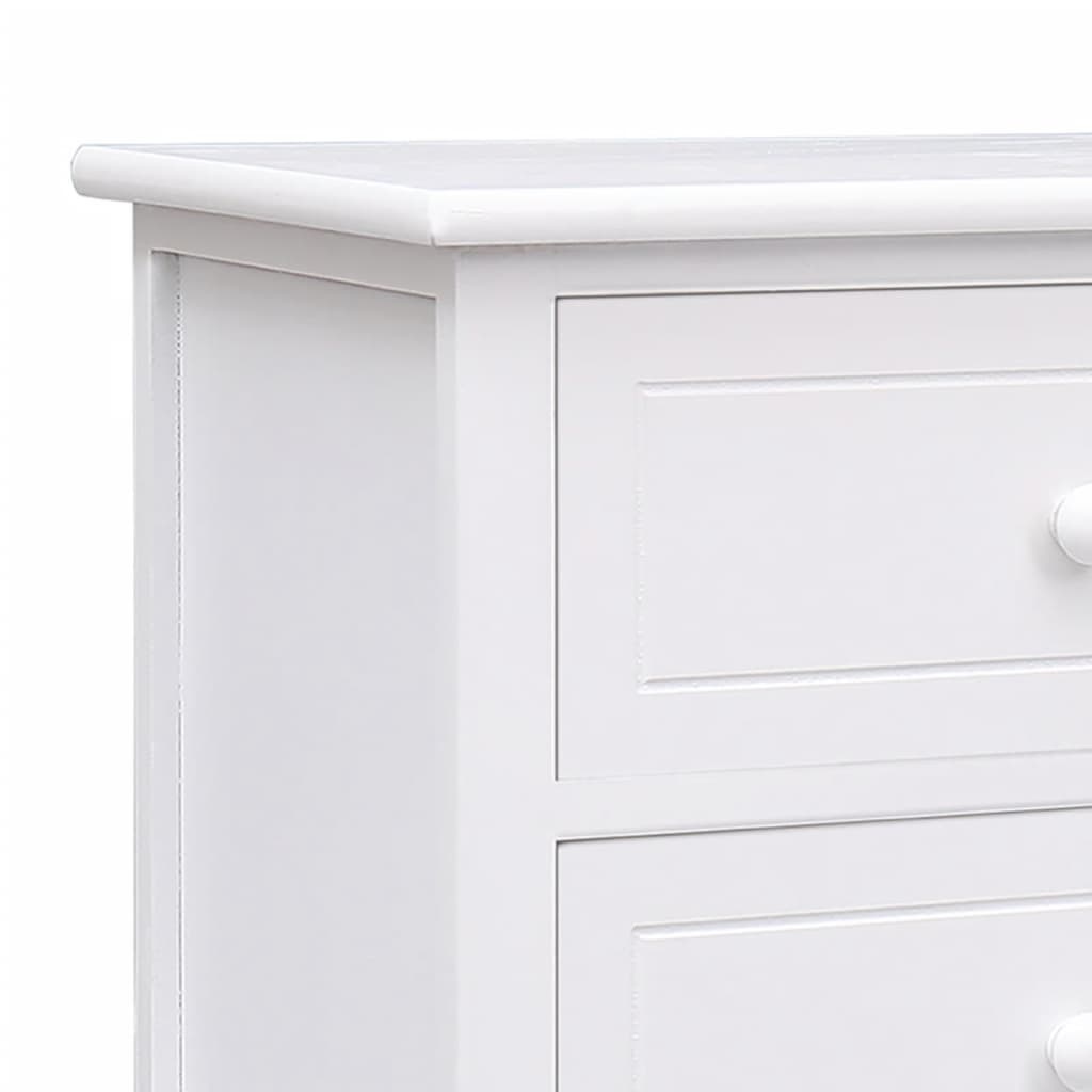 Tv-meubel 108x30x40 cm massief paulowniahout wit