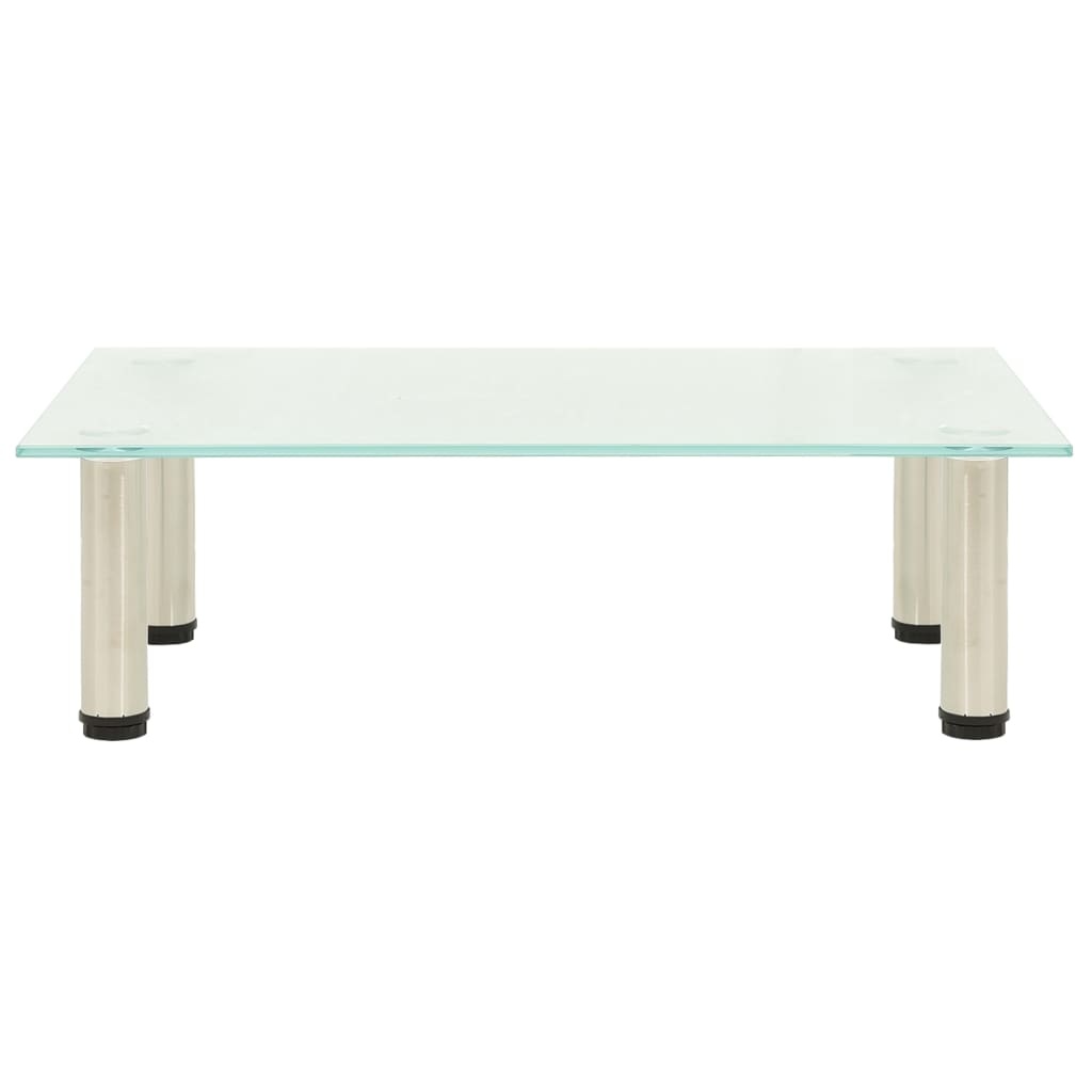 Tv-meubel 60x35x17 cm gehard glas mat