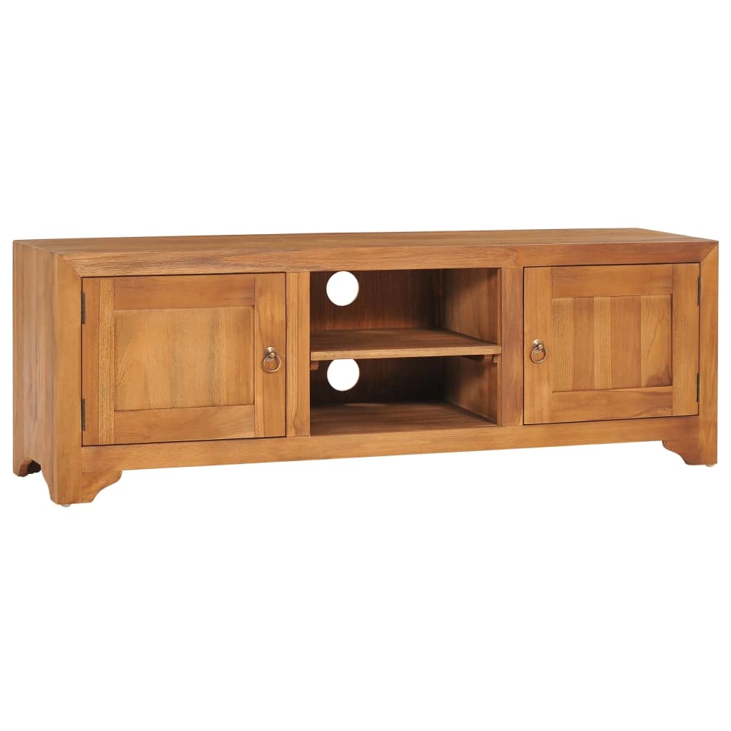 Tv-meubel 120x30x40 cm massief teakhout