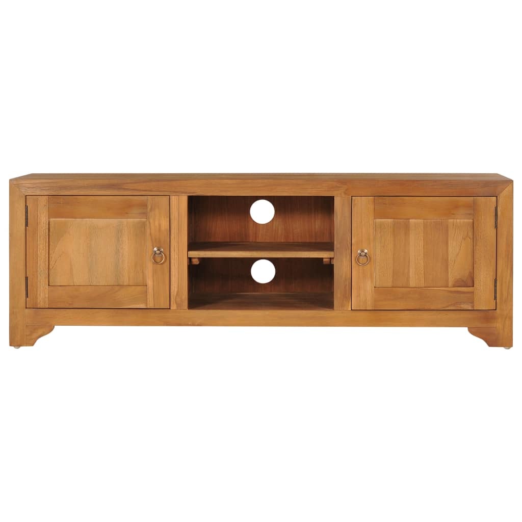 Tv-meubel 120x30x40 cm massief teakhout