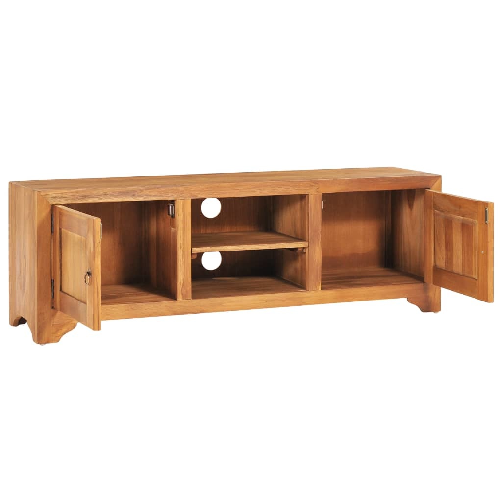 Tv-meubel 120x30x40 cm massief teakhout