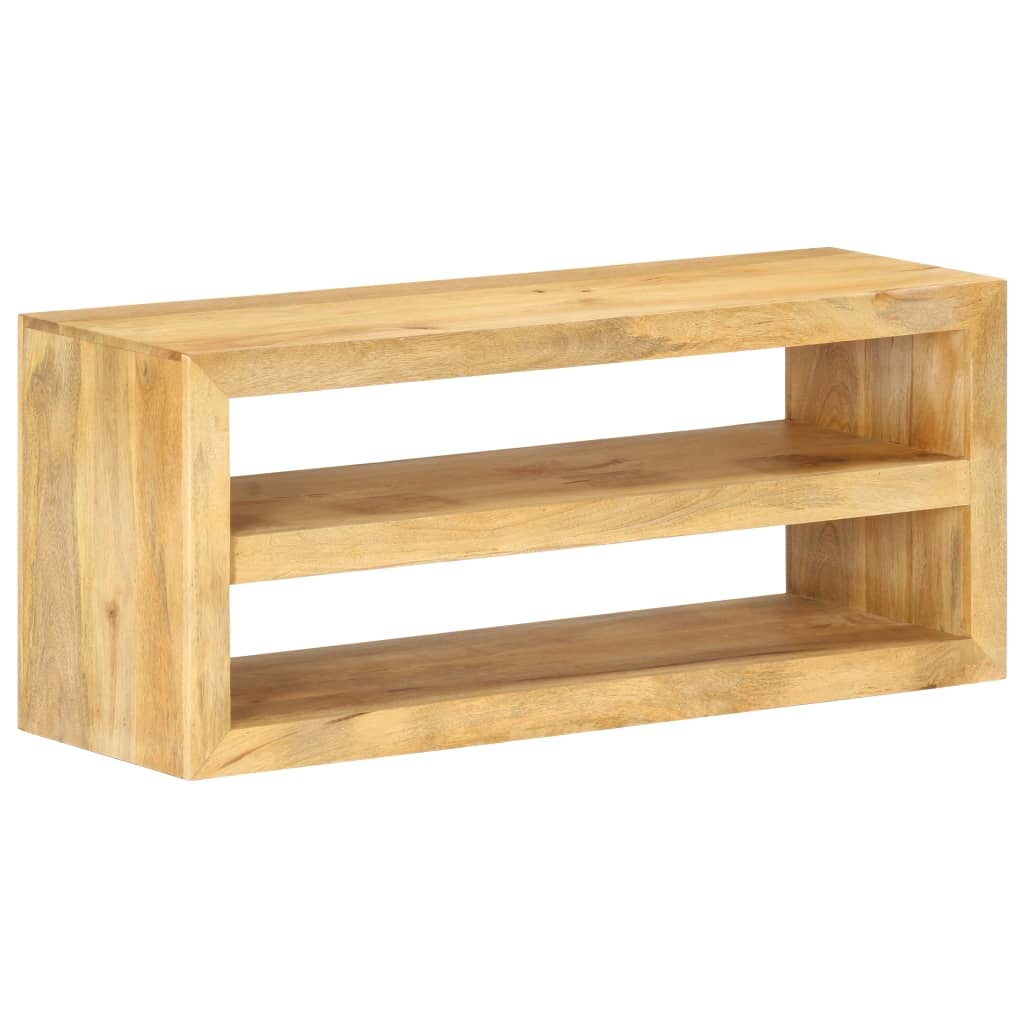 Tv-meubel 107x35x45 cm massief mangohout