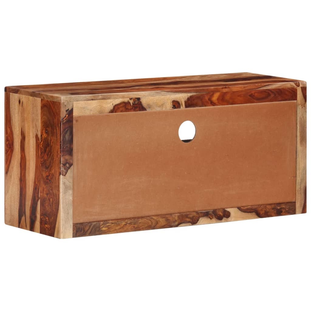 Tv-meubel 88x30x40 cm massief sheeshamhout