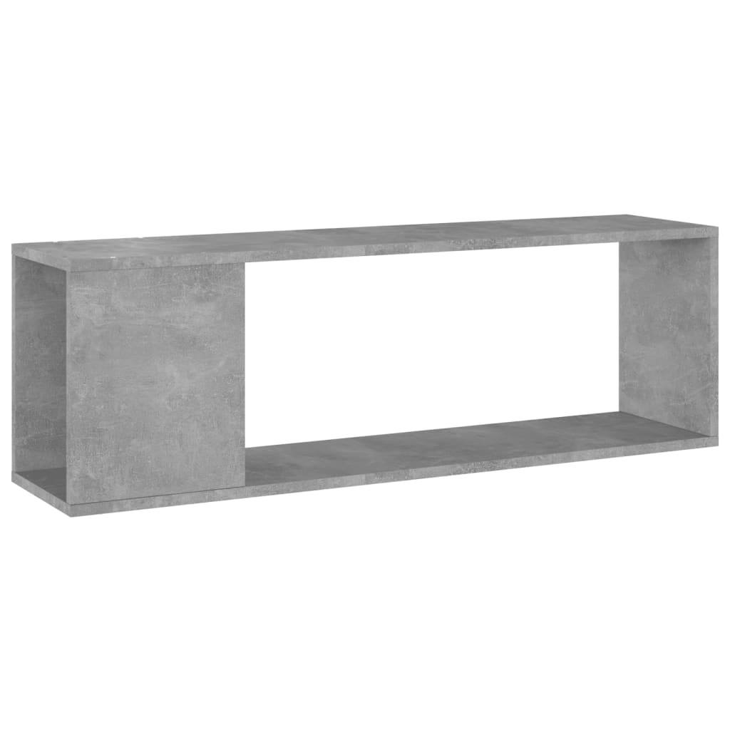 Tv-meubel 100x24x32 cm spaanplaat betongrijs