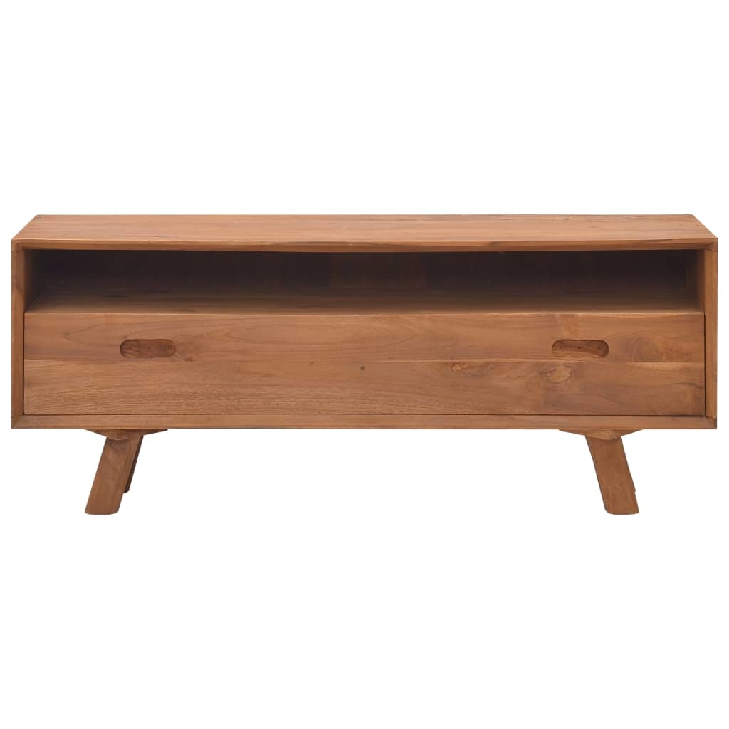 Tv-meubel 110x30x45 cm massief teakhout