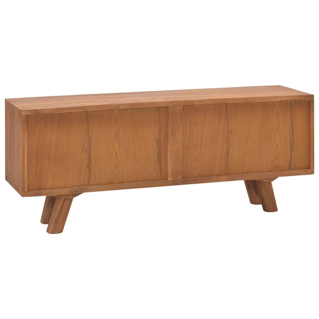 Tv-meubel 110x30x45 cm massief teakhout