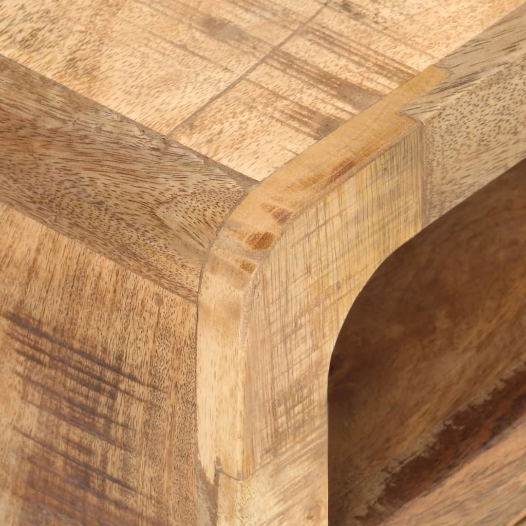 Tv-meubel 117x30x41 cm massief ruw mangohout