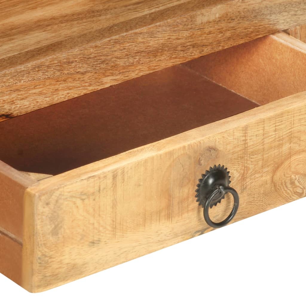 Tv-meubel 117x30x41 cm massief ruw mangohout