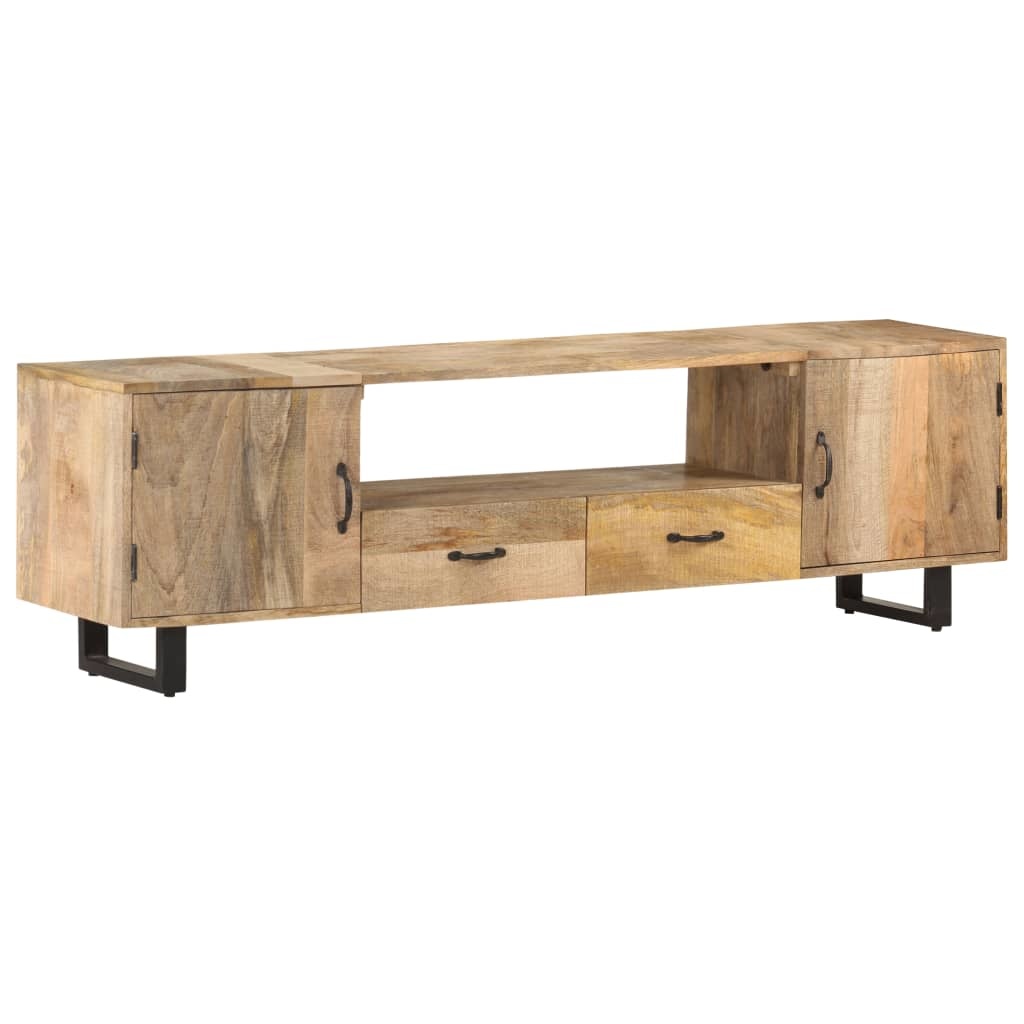 Tv-meubel 160x30x45 cm massief mangohout
