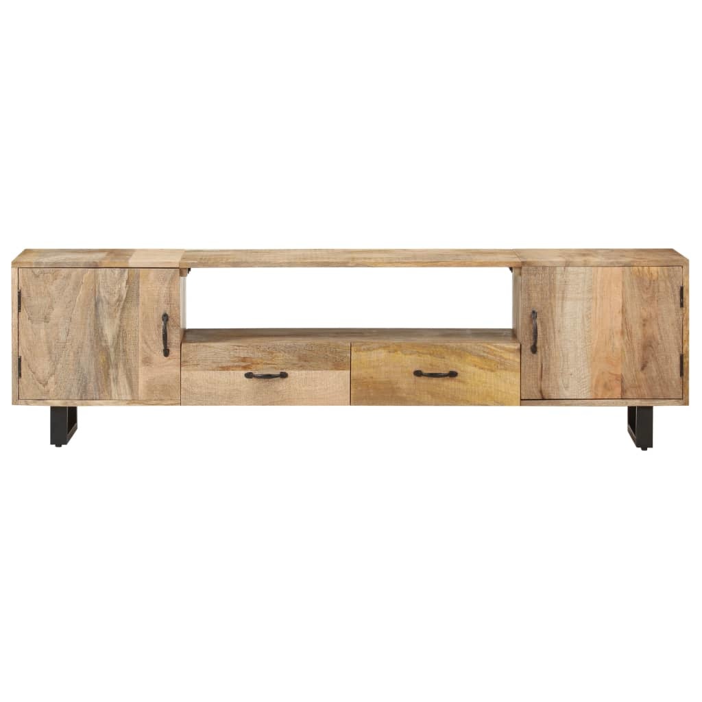 Tv-meubel 160x30x45 cm massief mangohout