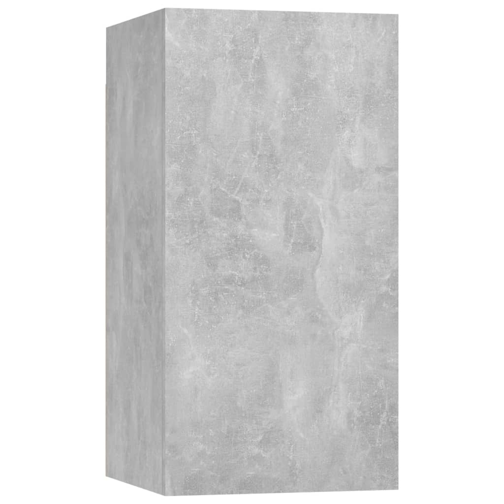 Tv-meubelen 7 st 30,5x30x60 cm spaanplaat betongrijs