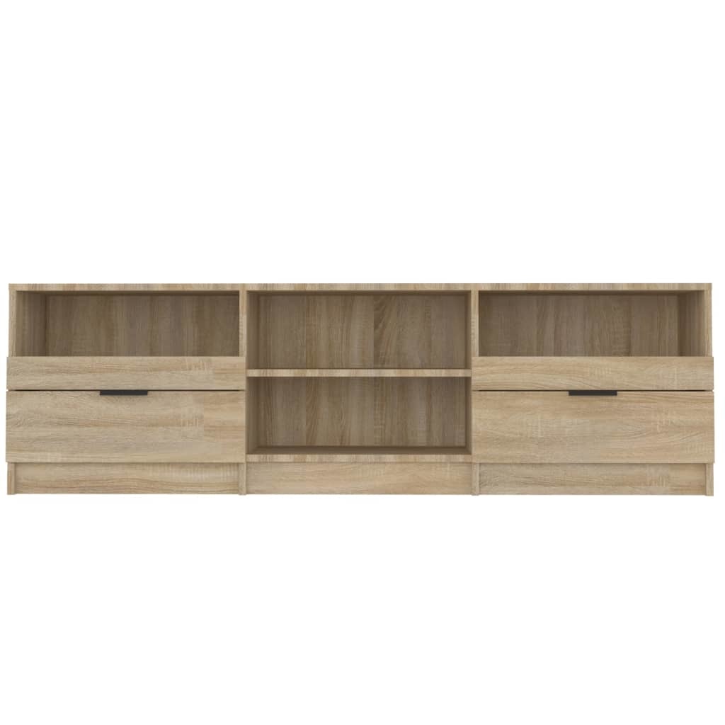 Tv-meubel 150x33,5x45 cm bewerkt hout sonoma eikenkleurig