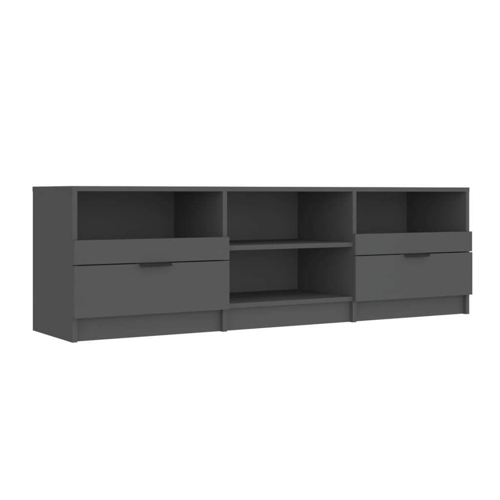 Tv-meubel 150x33,5x45 cm bewerkt hout zwart
