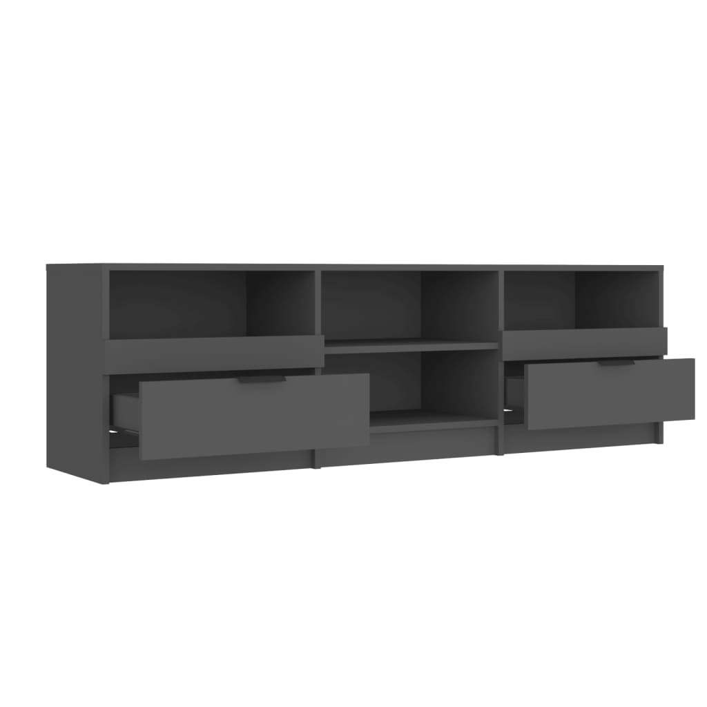Tv-meubel 150x33,5x45 cm bewerkt hout zwart
