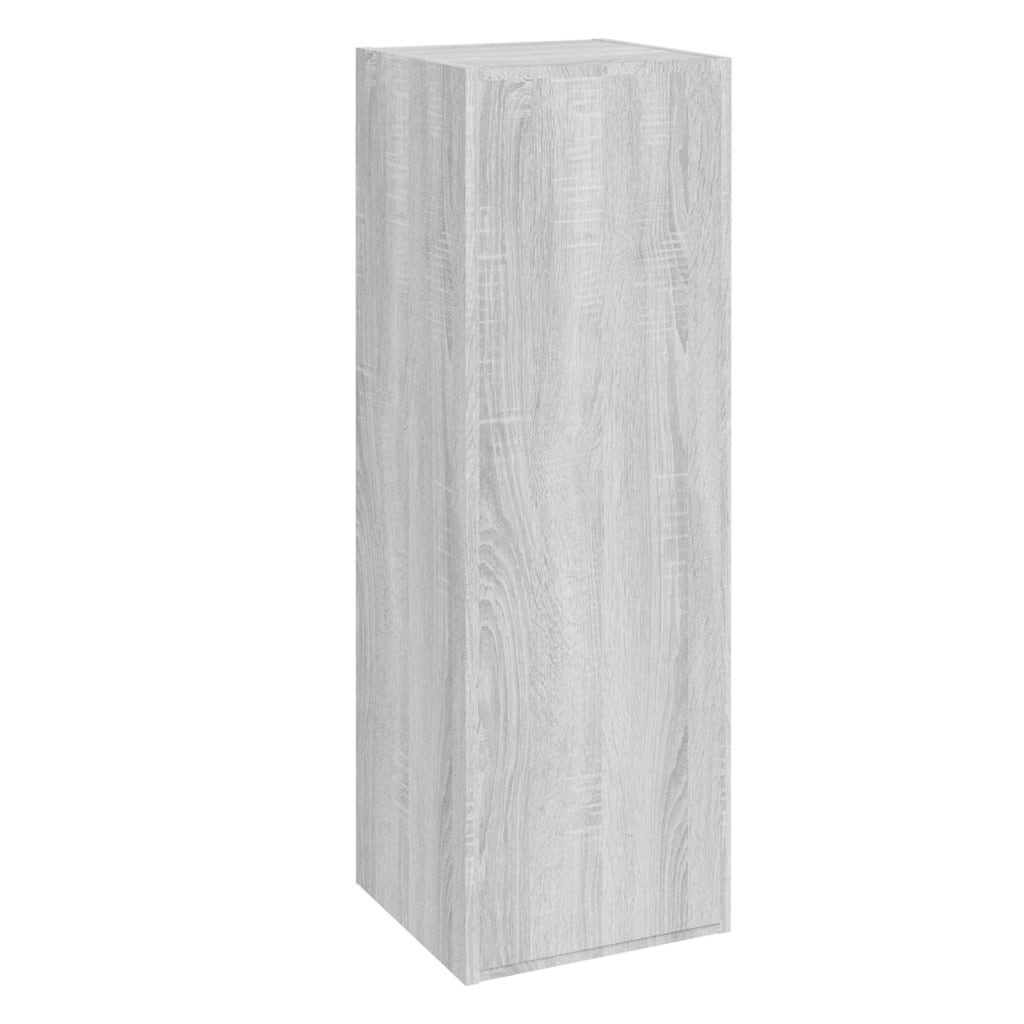 Tv-meubelen 2 st 30,5x30x90 cm bewerkt hout grijs sonoma eiken