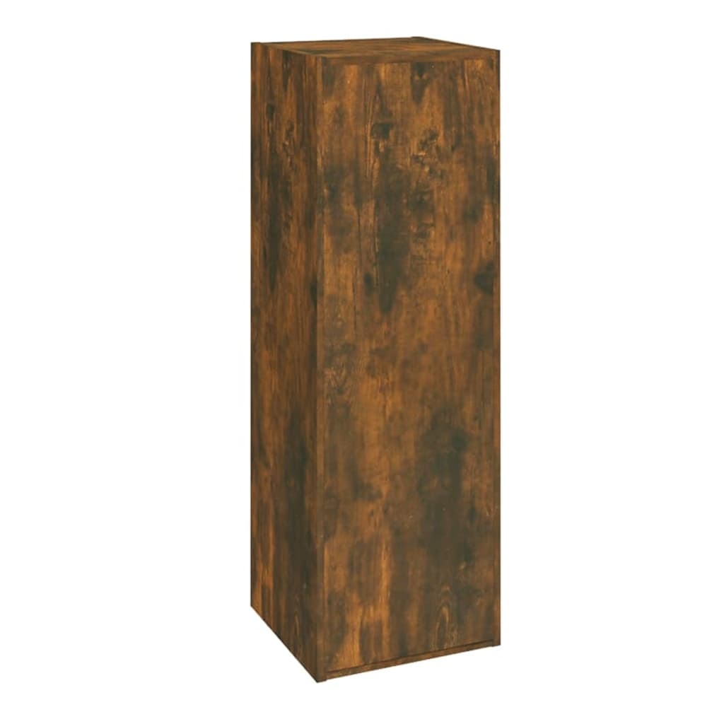 Tv-meubel 30,5x30x90 cm bewerkt hout gerookt eikenkleurig