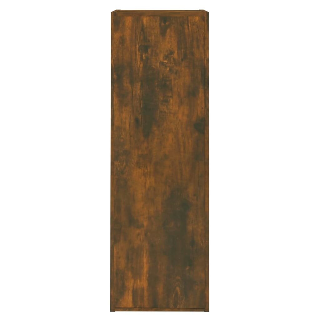 Tv-meubel 30,5x30x90 cm bewerkt hout gerookt eikenkleurig