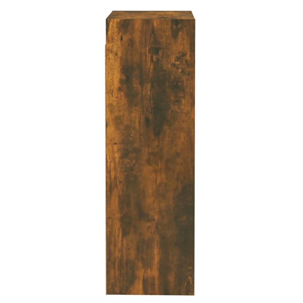 Tv-meubel 30,5x30x90 cm bewerkt hout gerookt eikenkleurig