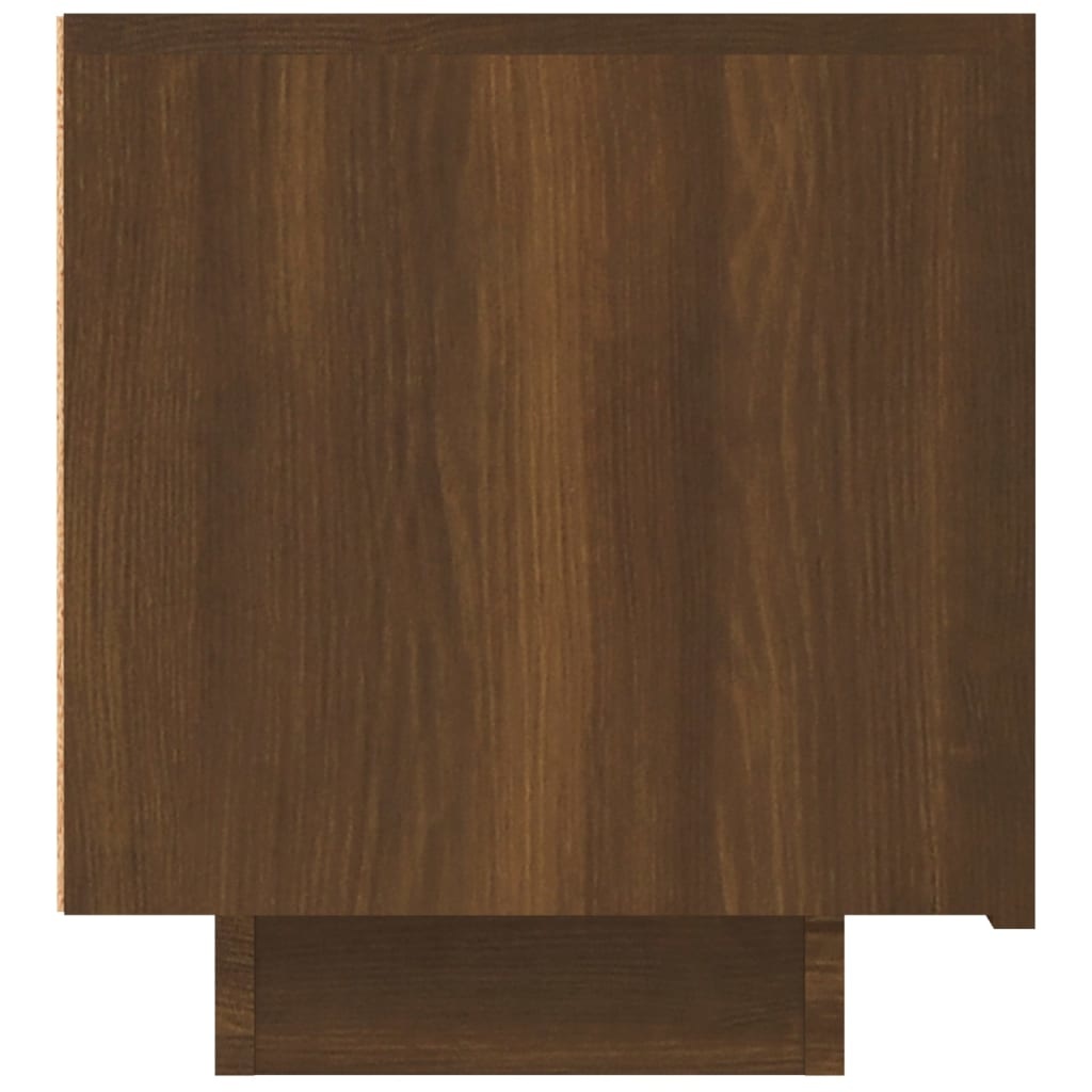 Tv-meubel 100x35x40 cm bewerkt hout bruineikenkleurig