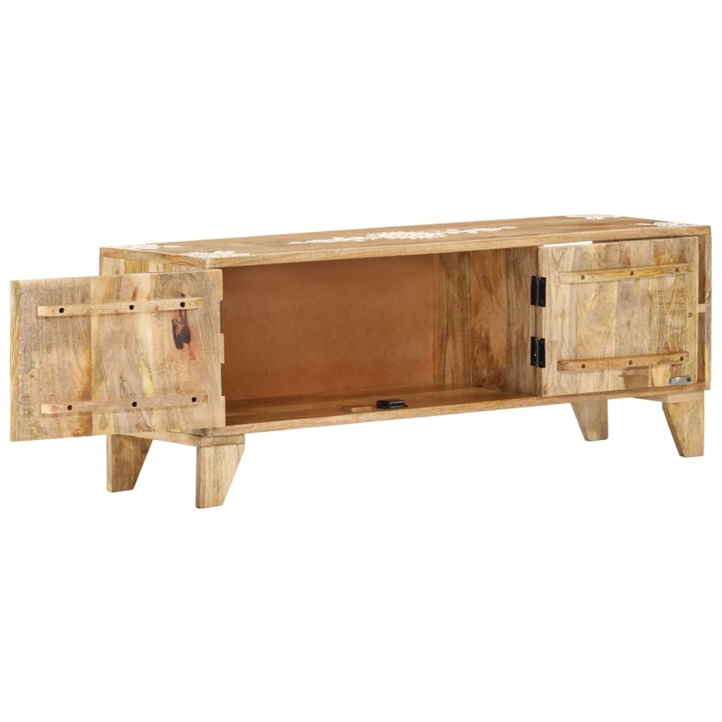 Tv-meubel 110x30x40 cm massief mangohout