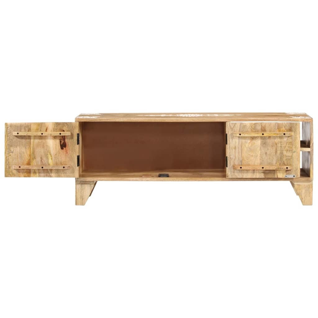 Tv-meubel 110x30x40 cm massief mangohout