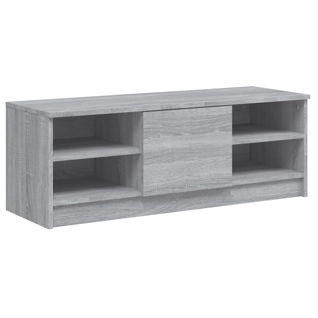 Tv-meubel 102x35,5x36,5 cm bewerkt hout grijs sonoma eikenkleur