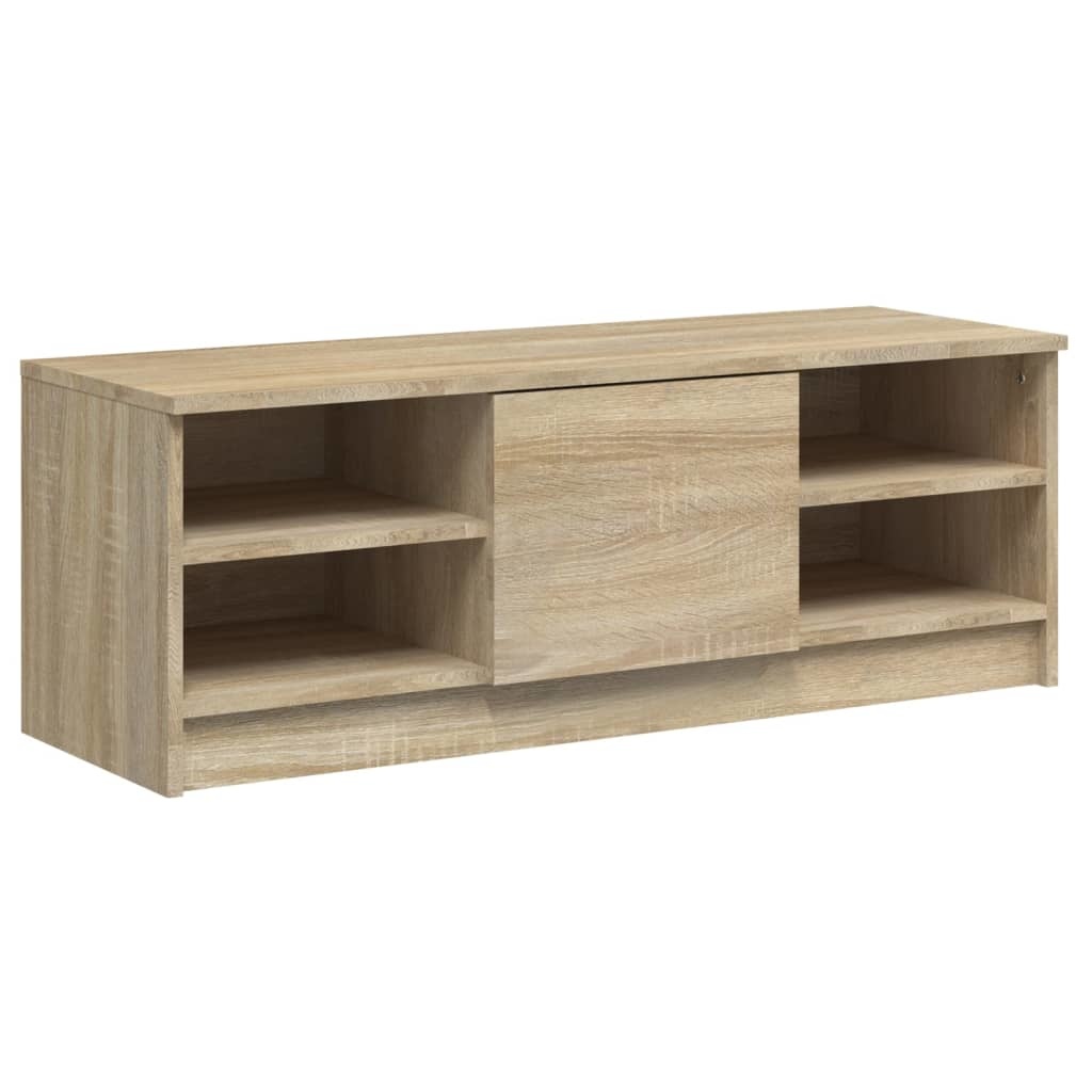 Tv-meubel 102x35,5x36,5 cm bewerkt hout sonoma eikenkleurig