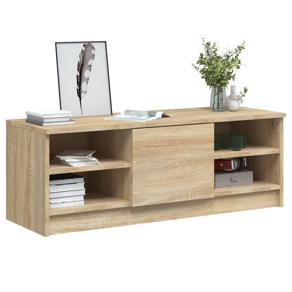 Tv-meubel 102x35,5x36,5 cm bewerkt hout sonoma eikenkleurig