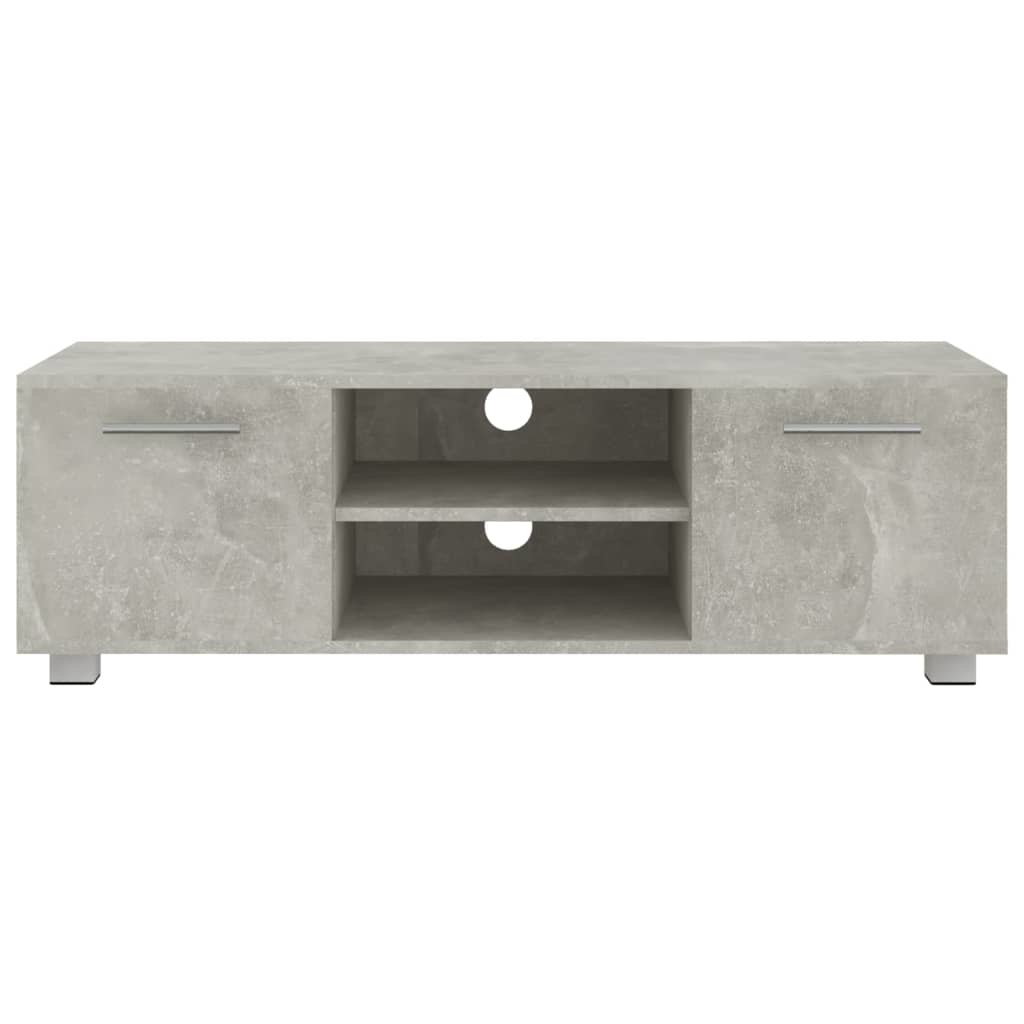 Tv-meubel 110x40x35 cm bewerkt hout betongrijs