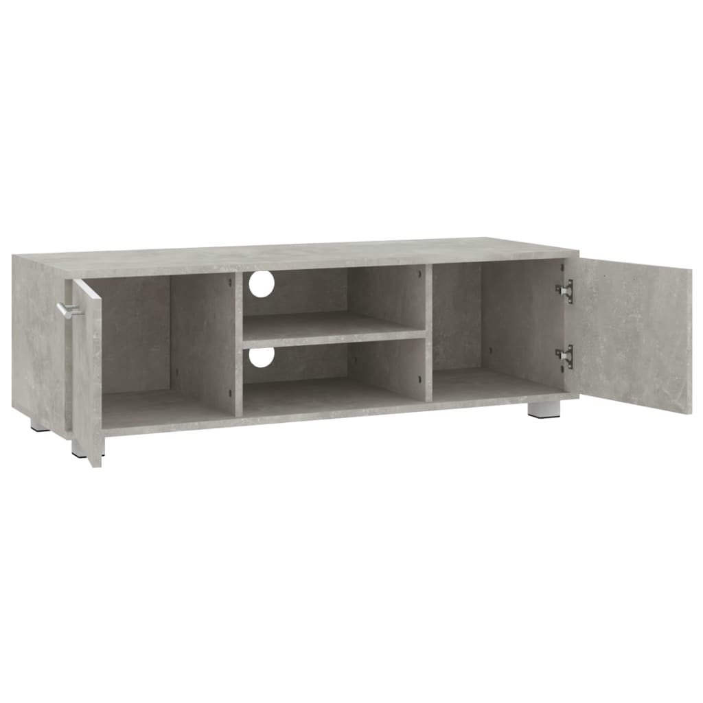 Tv-meubel 110x40x35 cm bewerkt hout betongrijs