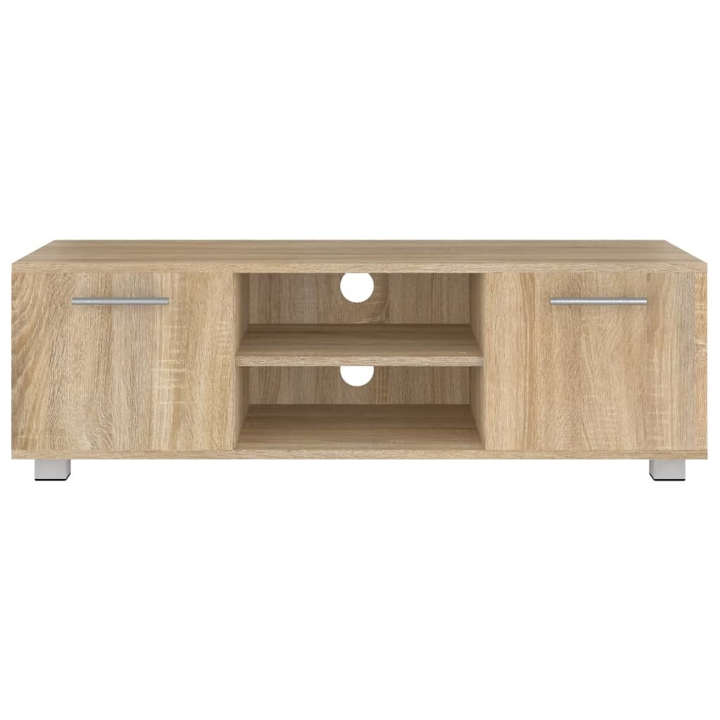 Tv-meubel 110x40x35 cm bewerkt hout sonoma eikenkleurig