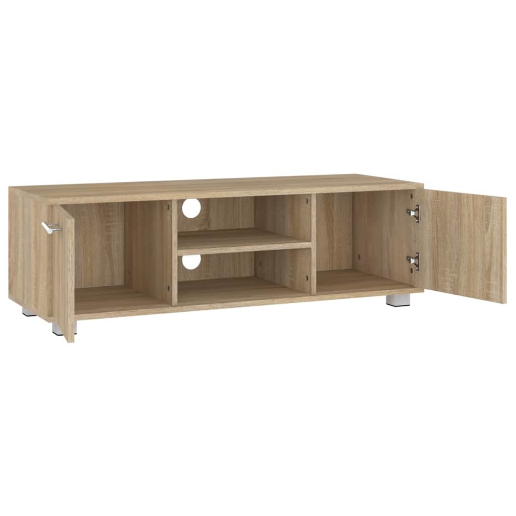 Tv-meubel 110x40x35 cm bewerkt hout sonoma eikenkleurig