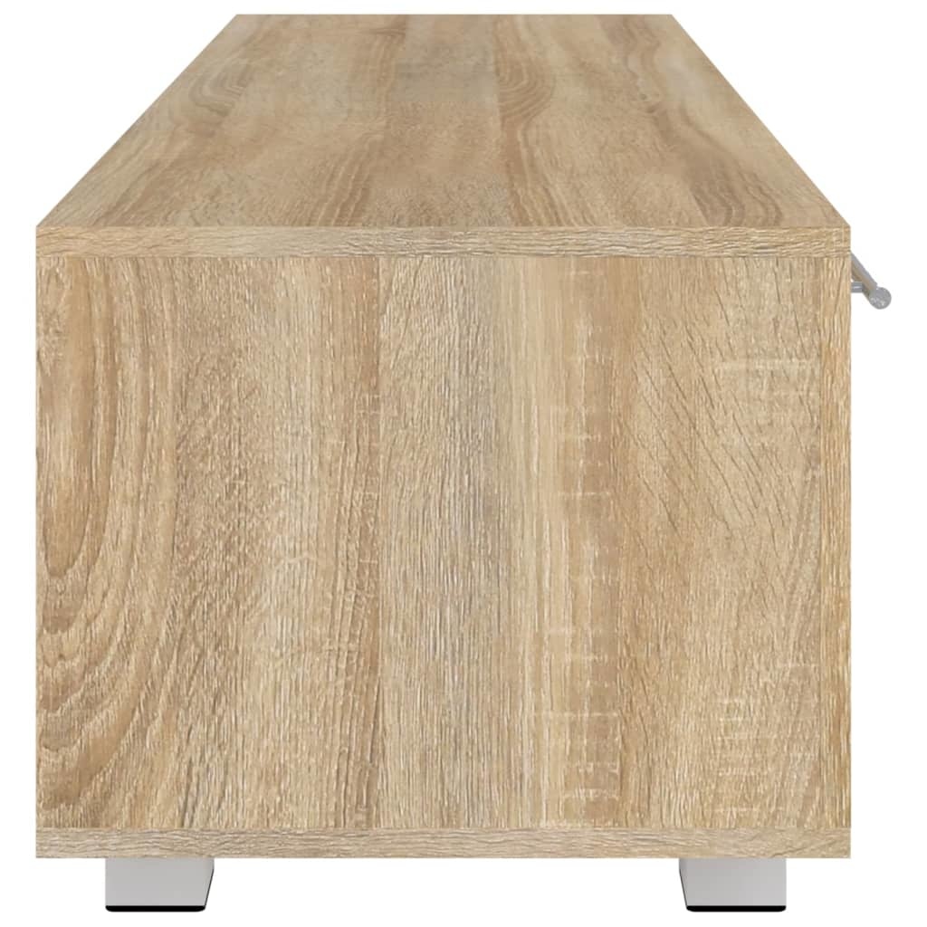 Tv-meubel 110x40x35 cm bewerkt hout sonoma eikenkleurig