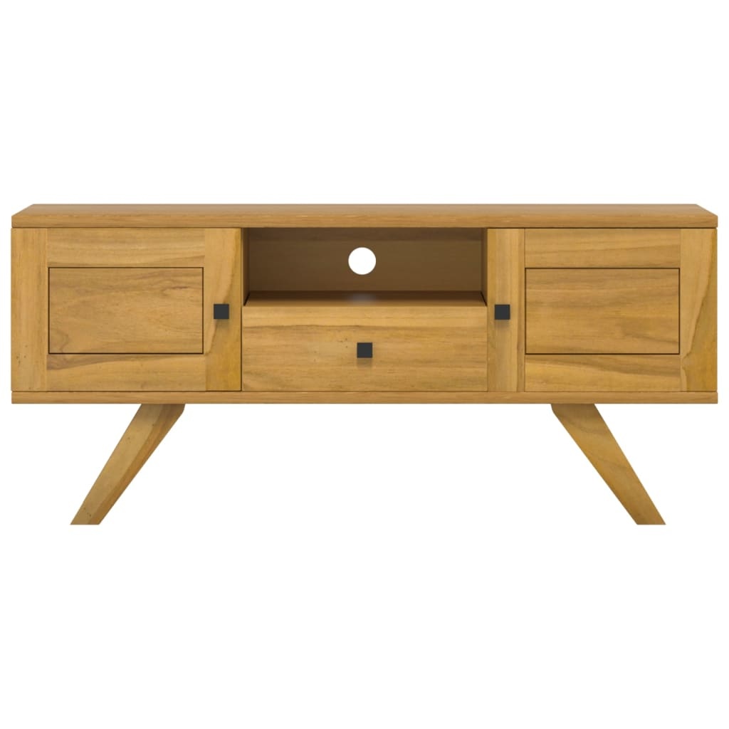 Tv-meubel 110x30x50 cm massief teakhout