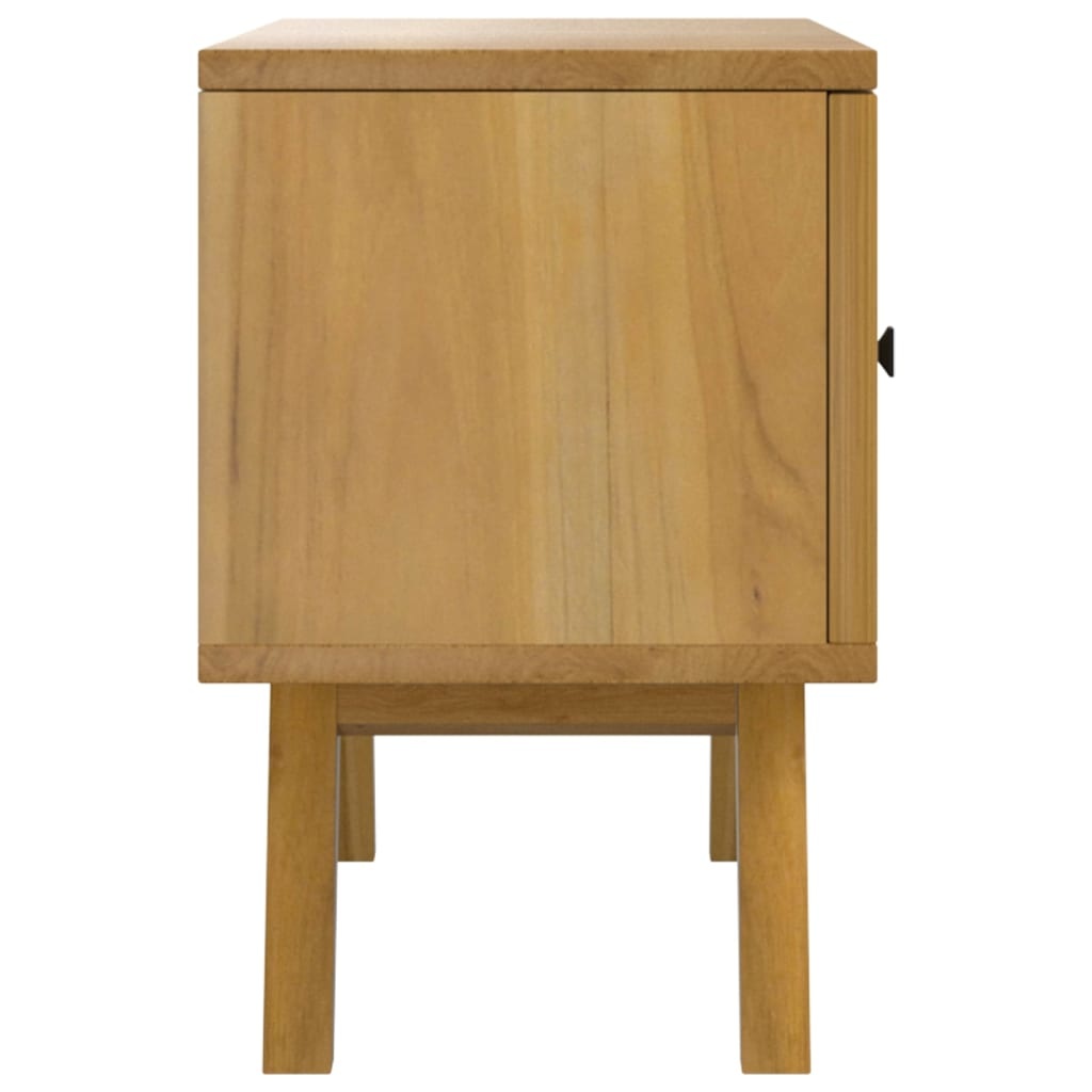 Tv-meubel 110x30x50 cm massief teakhout