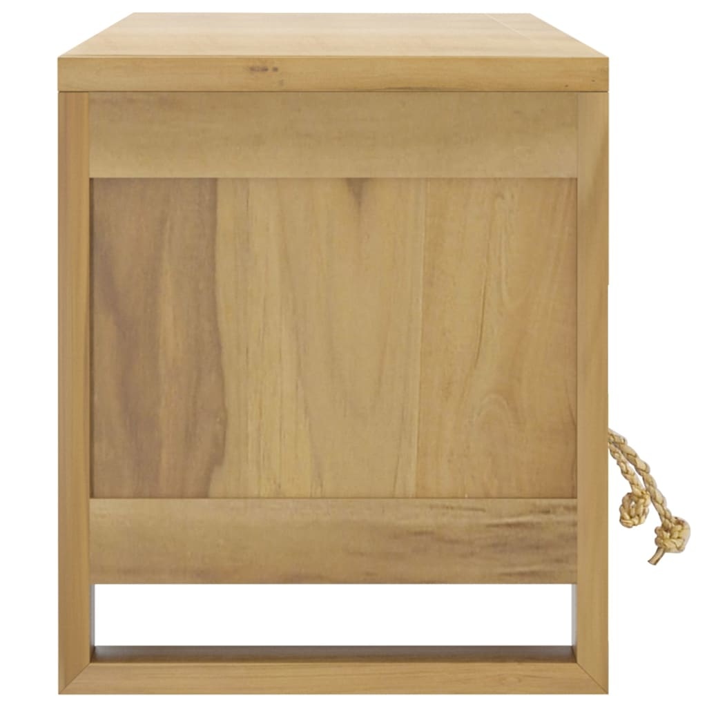 Tv-meubel 110x30x35 cm massief teakhout