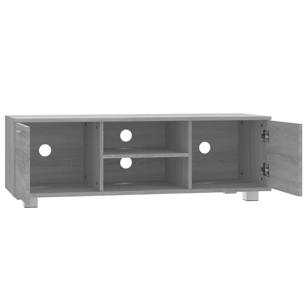 Tv-meubel 120x40,5x35 cm bewerkt hout grijs sonoma eikenkleurig