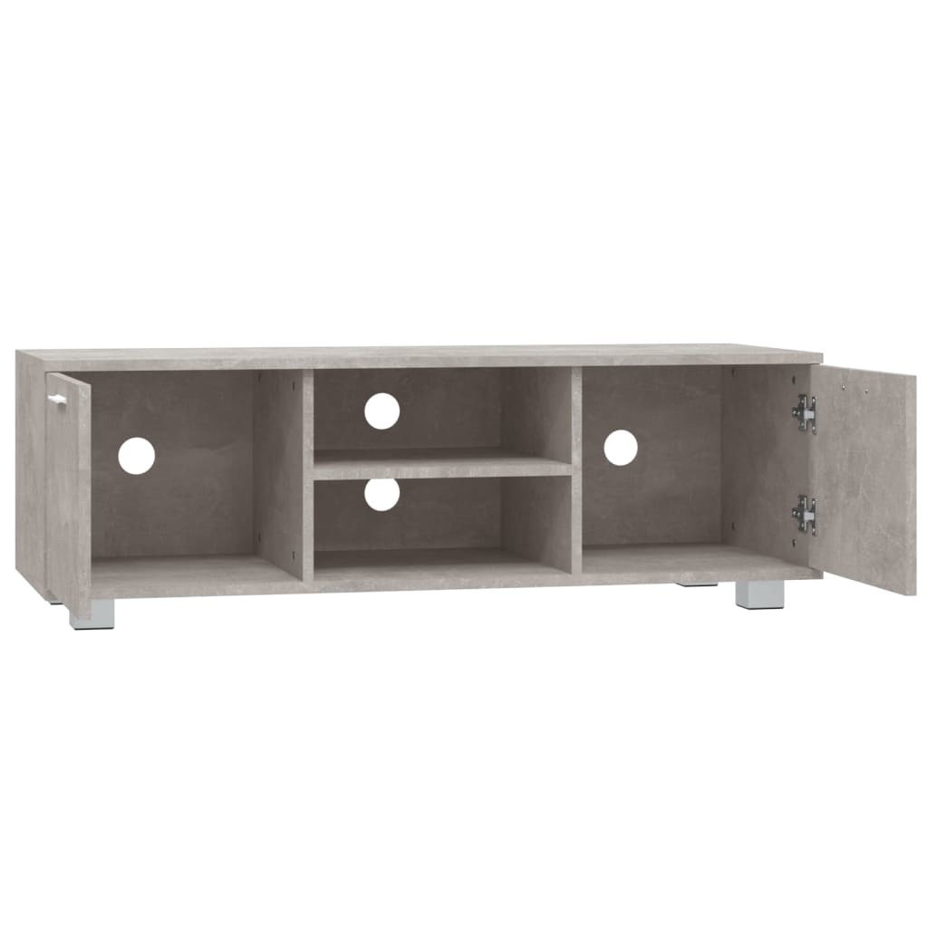 Tv-meubel 120x40,5x35 cm bewerkt hout betongrijs