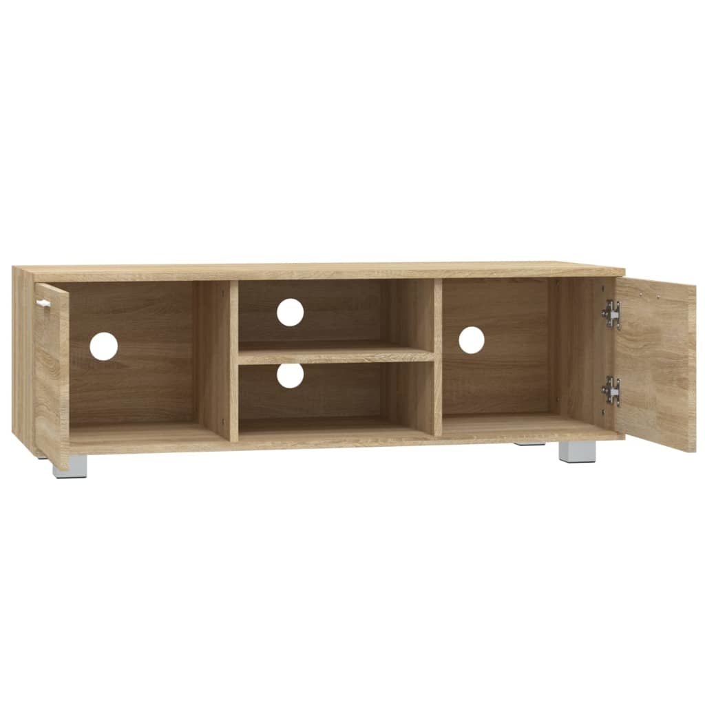 Tv-meubel 120x40,5x35 cm bewerkt hout sonoma eikenkleurig