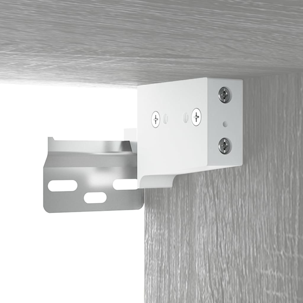 Tv-meubelen 4 st 30,5x30x90 cm bewerkt hout grijs sonoma eiken