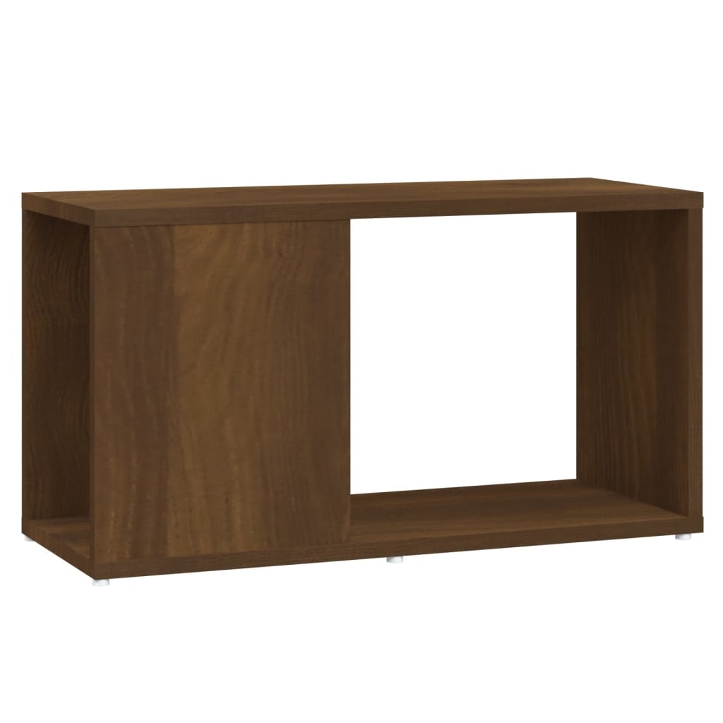 Tv-meubel 60x24x32 cm bewerkt hout bruineikenkleurig