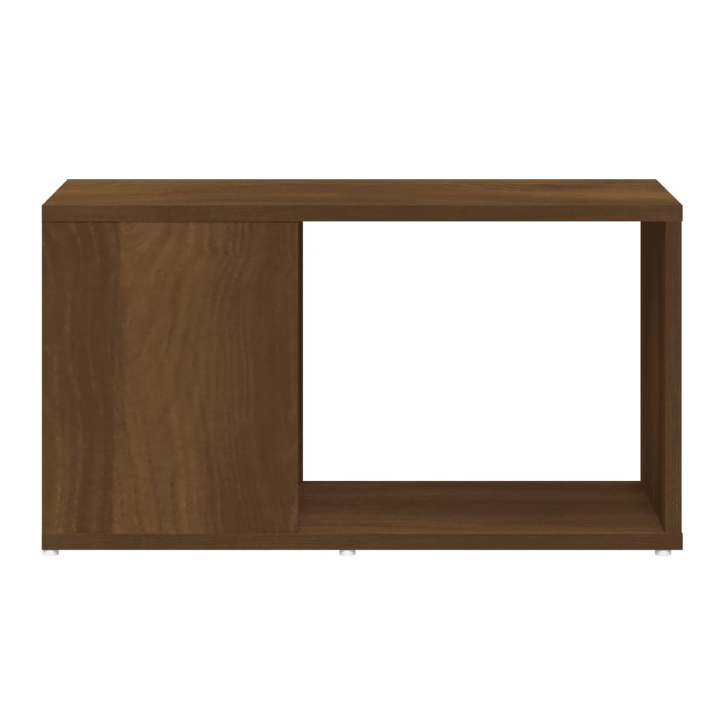 Tv-meubel 60x24x32 cm bewerkt hout bruineikenkleurig